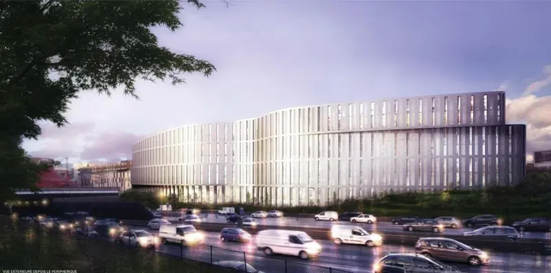Paris Education campus exterior beside the Paris ring road